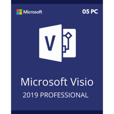 VISIO 2019 PROFESSIONAL ACTIVATION CODE - (5 PCs) - Licence à vie