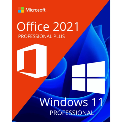Microsoft Windows 11 Professional + Office 2021 Professional Plus pakket