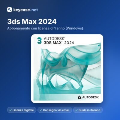3ds Max 2024 – Subscrição com licença de 1 ano (Windows)