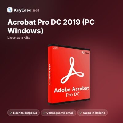 Acrobat Pro DC 2019 (Windows PC) - Licença vitalícia