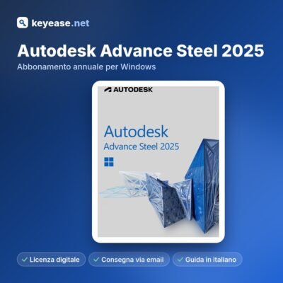Autodesk Advance Steel 2025 – Subscrição anual para Windows