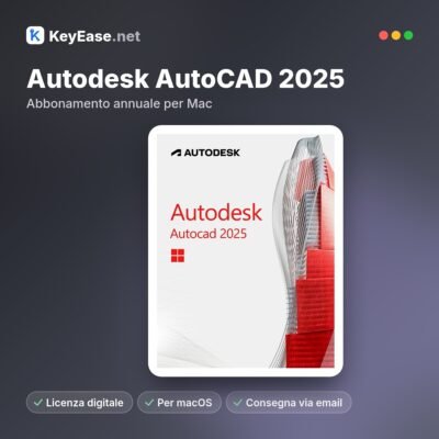Autodesk AutoCAD 2025 – Jaarabonnement voor Mac