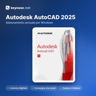 Autodesk AutoCAD 2025 - Subscrição anual para Windows
