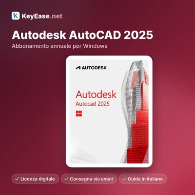 Autodesk AutoCAD 2025 - Subscrição anual para Windows