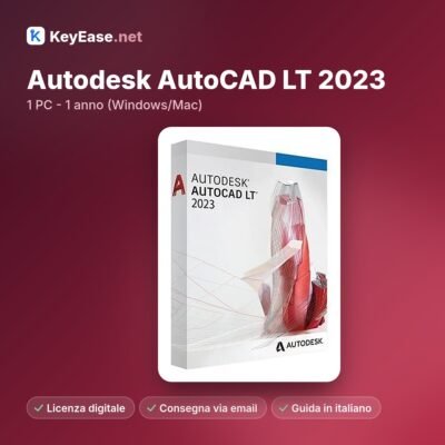 Autodesk AutoCAD LT 2023 – 1 PC – 1 ano (Windows/Mac)