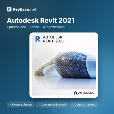 Autodesk Revit 2021 – 1 werkplek – 1 jaar – Windows/Mac