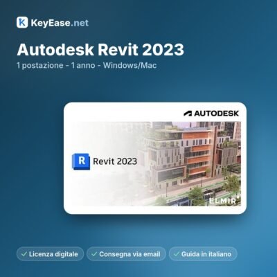 Autodesk Revit 2023 – 1 licença – 1 ano – Windows/Mac
