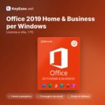 Microsoft Office 2019 Home & Business for Windows – Lifetime License, 1 PC – KeyEase