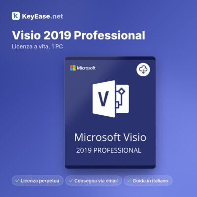 Microsoft Visio 2019 Professional – Licença vitalícia, 1 PC