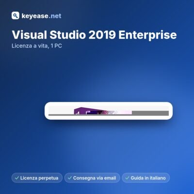 Microsoft Visual Studio 2019 Enterprise – Licence à vie, 1 PC – KeyEase