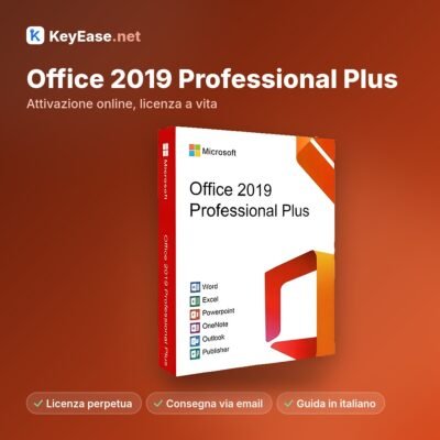 Microsoft Office 2019 Professional Plus – Ativação online, licença vitalícia
