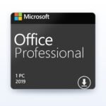 Microsoft Office 2019 Professional for Windows – Lifetime License, 1 PC