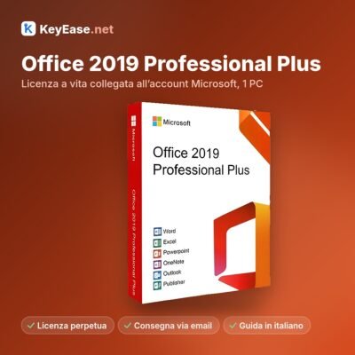 Microsoft Office 2019 Professional Plus – Licença vitalícia associada à conta Microsoft, 1 PC