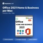 Microsoft Office 2021 Home & Business für Mac – Lebenslange Lizenz, 1 Mac – KeyEase