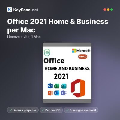 Microsoft Office 2021 Home & Business voor Mac – Licentie voor onbepaalde tijd, 1 Mac