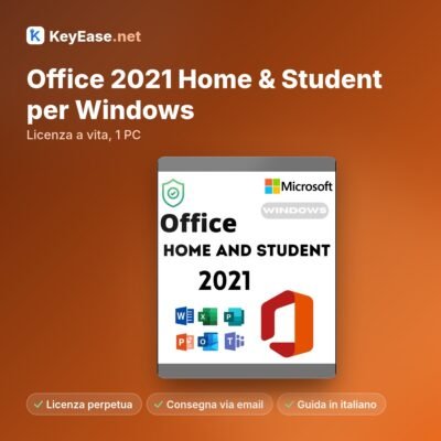 Microsoft Office 2021 Home & Student para Windows – Licença vitalícia, 1 PC
