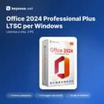 Microsoft Office 2024 Professional Plus LTSC for Windows – Lifetime License, 3 PCs – KeyEase