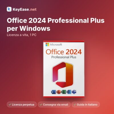 Microsoft Office 2024 Professional Plus para Windows – Licença vitalícia, 1 PC