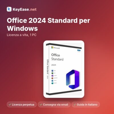 Microsoft Office 2024 Standard para Windows – Licença vitalícia, 1 PC