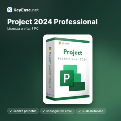 Microsoft Project 2024 Professional – Lebenslange Lizenz, 1 PC