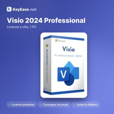 Microsoft Visio 2024 Professional – Lebenslange Lizenz, 1 PC