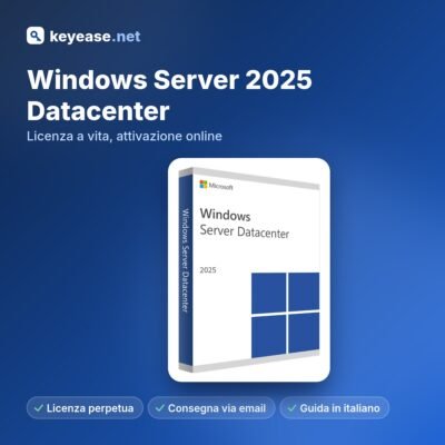 Microsoft Windows Server 2025 Datacenter – Dauerlizenz, Online-Aktivierung