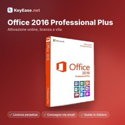 Microsoft Office 2016 Professional Plus – Online activering, levenslange licentie