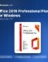 Microsoft Office 2019 Professional Plus per Windows – Licenza a vita, 1 PC – KeyEase
