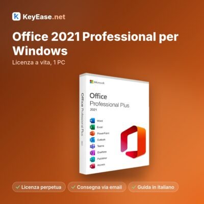Microsoft Office 2021 Professional para Windows – Licença vitalícia, 1 PC