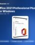 Microsoft Office 2021 Professional Plus per Windows – Licenza a vita, 1 PC – KeyEase