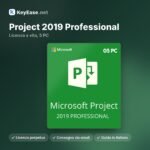 Microsoft Project 2019 Professional – Lebenslange Lizenz, 5 PCs – KeyEase