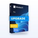 Microsoft Windows 11 Pro – Mise à niveau de Home vers Pro, licence à vie