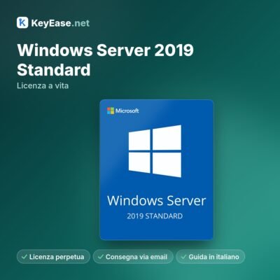 Microsoft Windows Server 2019 Standard – Licença vitalícia
