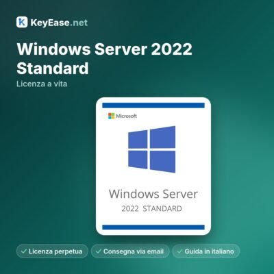 Microsoft Windows Server 2022 Standard – Licença vitalícia